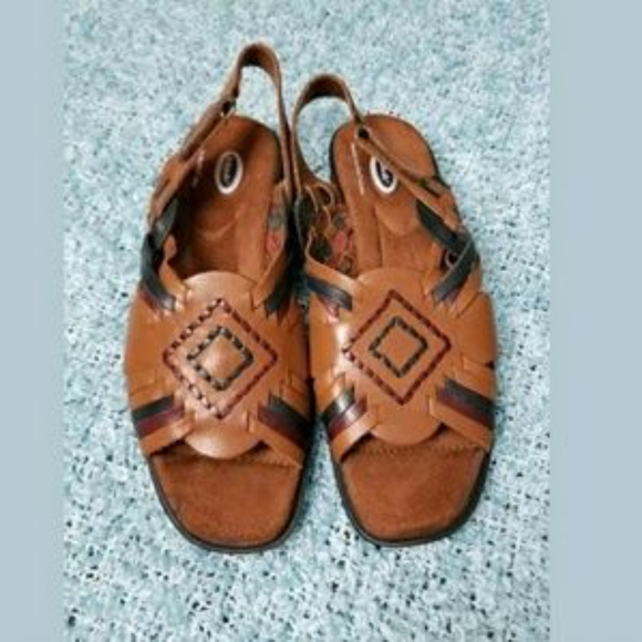 Chaussures Femme Dr Scholls Advanced Comfort, Cuir Beige, Style Cow-boy, Large, Pointure 7.5